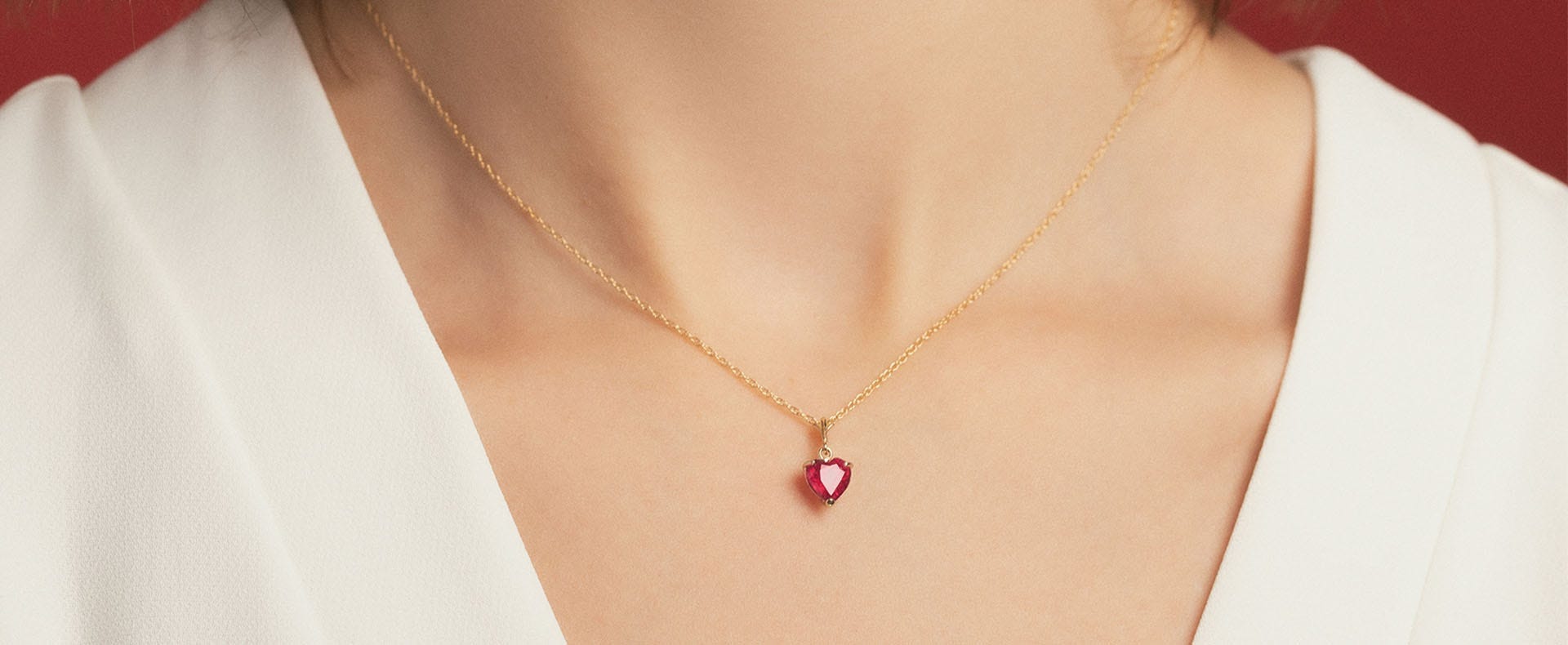 Vente : colliers en forme de coeur